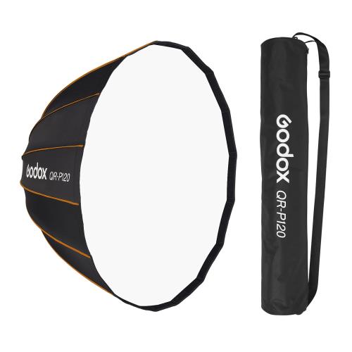 乐天商城 - Godox ソフトボックス QR-P120 Φ120cm ライトボックス プロパラボリックソフトボックス 120cmディフューザーボーエンマウント Godox SL-60W VL150 SL100D SL100Bi SZ150R に対応 [並行輸入品]