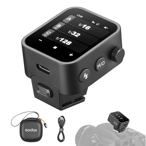 Godox X3-C 磻쥹եåȥꥬ OLEDå꡼ ż USB-C åեåȥۥåȥ塼 Godox 2.4G X 磻쥹ƥ¢ 1/8000s HSS TTL TCM ǽ Ŭޡդ ΥEOS