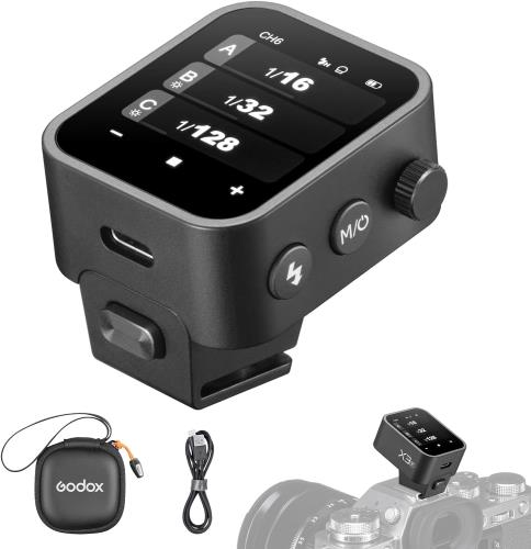 Godox X3-F 磻쥹եåȥꥬ OLEDå꡼ ż USB-C åեåȥۥåȥ塼 Godox 2.4G X 磻쥹ƥ¢ 1/8000s HSS TTL TCM ǽ Ŭޡդ ٻΥ