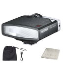 Godox Lux Junior レトロ クリップオンストロボ フラッシュ スピードライト GN12 色温度6000K 焦点距離28mm Canon Nikon Sony Olympus Fujifilmカメラに対応