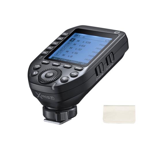 技適マーク付きGodox XProII-F ワイヤレスフラッシュトリガー 富士カメラ用 1/8000s HSS TTL変換 手動TCM機能 大型LCDスクリーン 富士カメラと互換性がある