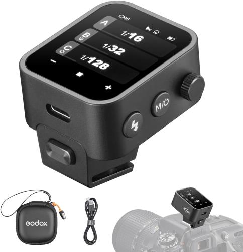 Godox X3-N 磻쥹եåȥꥬ OLEDå꡼ ż USB-C åեåȥۥåȥ塼 Godox 2.4G X 磻쥹ƥ¢ 1/8000s HSS TTL TCM ǽ Ŭޡդ ˥󥫥