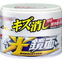ソフト99(SOFT99) ワックス WAX 光鏡面WAX ホワイト車用 自動車塗膜の保護および艶出し用 クロス 00418