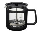 HARIO(ハリオ) カフェプレス・U フレンチプレス ティープレス プレス式 コーヒー 耐熱ガラス 実用容量300ml ブラック CPU-2-B