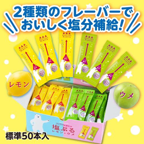 井村屋 塩ぷるレモン・ウメ アソート 750g(標準50本入) fidela-10439968 FIDELA サンプル画像3