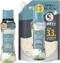 まとめ買いレノア ハピネス アロマジュエル ホワイトティー 香り付け専用ビーズ 本体 420ml +つめかえ用超特大サイズ1410ml