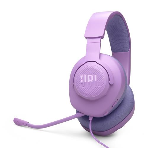 JBL QUANTUM 100M2 ゲーミングヘッドセット/ヘッドホン/3.5MM接続/エントリーモデル/パープル/JBLQTUM100M2PUR