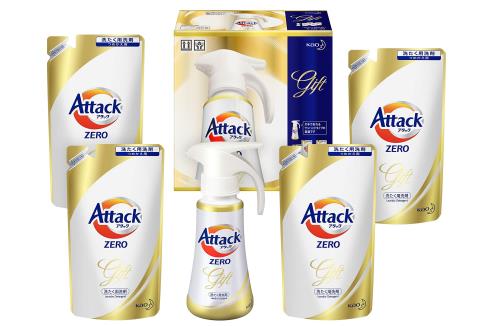 洗剤ギフト アタックZERO ワンハンドプッシュ400g*1本 つめかえ360g*4袋 (抗菌+プラス 24時間部屋干し臭を防ぐ) 洗剤ギフト アタックZERO ワンハンドプッシュ400g*1本 つめかえ360g*4袋 (抗菌+プラス 24時間部屋干し臭を防ぐ)