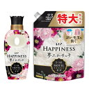 まとめ買いレノア ハピネス 夢ふわタッチ 柔軟剤 ヴェルベットブロッサムフローラル 本体 450mL+詰め替え 720mL