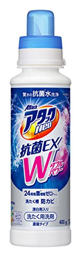 アタックNeo 抗菌EX Wパワー 洗濯洗剤 濃縮液体 本体 400g アタックNeo 抗菌EX Wパワー 洗濯洗剤 濃縮液体 本体 400g