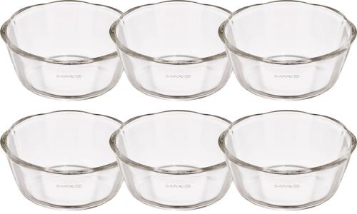 HARIO(ϥꥪ)  Ǯ饹 ĥܥ 300ml BUONO kitchen SWB-30-BK 6ĥå ꥢ