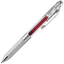 ぺんてる ボールペン ゲルインキ エナージェル インフリー 0.7mm クリア軸 XBL77TL-BG バーガンディ 5本