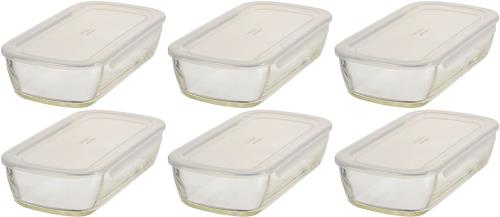 HARIO(ϥꥪ)  Ǯ饹  ¸ƴ  900ml BUONO kitchen KSTL-90-TW 6ĥå ꥢ