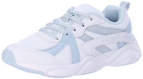 [アキレス] スニーカー キッズ ニコプチ スクール JENNI 女の子 子供靴 軽量 19~24cm 2E NPS 0680 サックス 19.0 cm