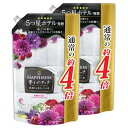 まとめ買い レノア ハピネス 夢ふわタッチ 5つ星ホテル発想 柔軟剤 魅惑的に香るヴェルベットブロッサム 詰め替え 大容量 約4倍 (1600mL) × 2個