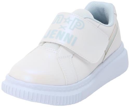 [アキレス] スニーカー キッズ ニコプチ スクール JENNI 女の子 子供靴 軽量 19~25cm 2E NPS 0650 サックス 24.0 cm