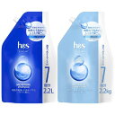 hs シャンプーコンディショナー つめかえ 大容量 2.2L+2.2KG モイスチャー エイチアンドエス セット買い