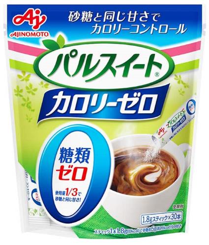 味の素 パルスイート カロリーゼロ スティック 30本入袋×2個 砂糖 スティックシュガー コーヒーシュガー