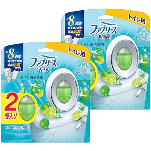 まとめ買い ファブリーズ 消臭芳香剤 W消臭 トイレ用 フルーティー・グリーン 6.3mLx4個 まとめ買い ファブリーズ 消臭芳香剤 W消臭 トイレ用 フルーティー・グリーン 6.3mLx4個