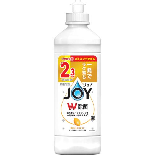 ジョイ W除菌 食器用洗剤 贅沢シトラスレモン キャップ付き詰め替え 300mL