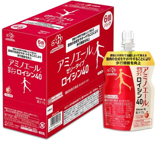味の素 アミノエール ゼリータイプ ロイシン40 103gx6個 味の素 アミノエール ゼリータイプ ロイシン40 103gx6個