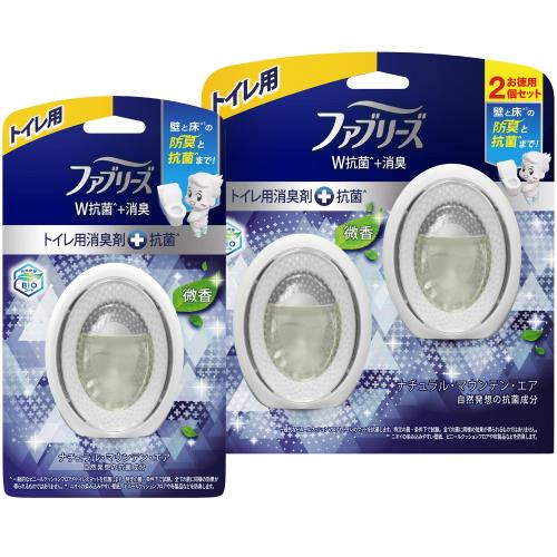 まとめ買い ファブリーズ 消臭芳香剤+抗菌 W消臭 トイレ用 ナチュラル・マウンテン・エア 6mL × 3個 まとめ買い ファブリーズ 消臭芳香剤+抗菌 W消臭 トイレ用 ナチュラル・マウンテン・エア 6mL × 3個