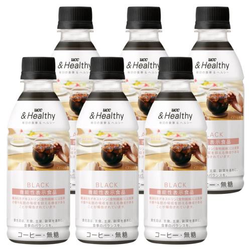 UCC Healty BLACK ڥåȥܥȥ ҡ 270ml6ܤå