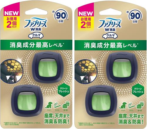 まとめ買い ファブリーズ 消臭芳香剤 車用 イージークリップ 消臭成分最高レベル クリーンフレッシュ 2.2mL ×4個 まとめ買い ファブリーズ 消臭芳香剤 車用 イージークリップ 消臭成分最高レベル クリーンフレッシュ 2.2mL ×4個