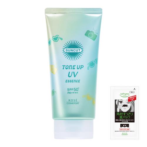 SPF50＋　PA＋＋＋＋UV耐水性★UVカットしながら、色と光の効果で素肌をキレイに魅せるトーンアップ日やけ止め美容液。 美容液70％配合※でうるさら素肌へ。※粉体と紫外線吸収剤を除く 赤みをカバーして透明美肌へ導くミントグリーンカラー。 みずみずしく豊潤な　フルーティフローラルの香り。
