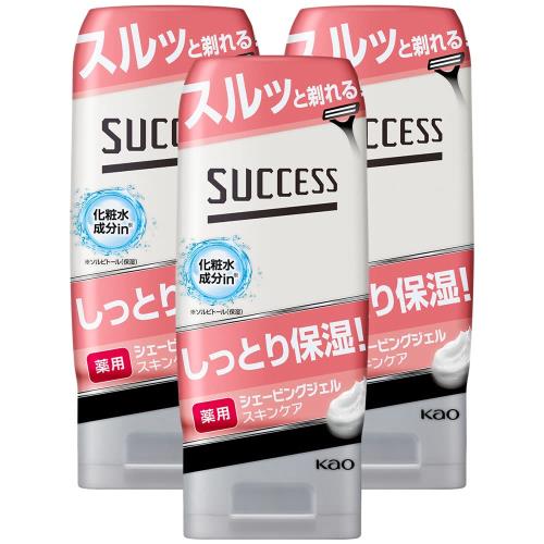 サクセス まとめ買い薬用シェービングジェル スキンケアタイプ 180g×3個セット