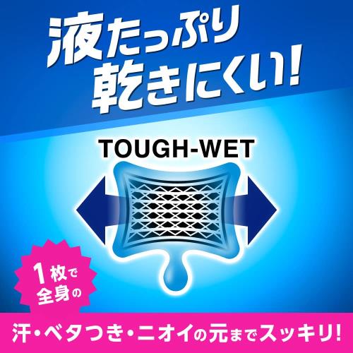 メンズビオレ 顔もふけるボディシート 清潔感のある石けんの香り 112枚 破れにくい 乾きにくい 丸まりにくい