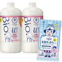 ※旧品※ザ ボディ 〔 The Body 〕 泡タイプ ブリリアントブーケの香り つめかえ用 800ml×2個 + ビオレu 全身すっきりシート 10枚入(4)