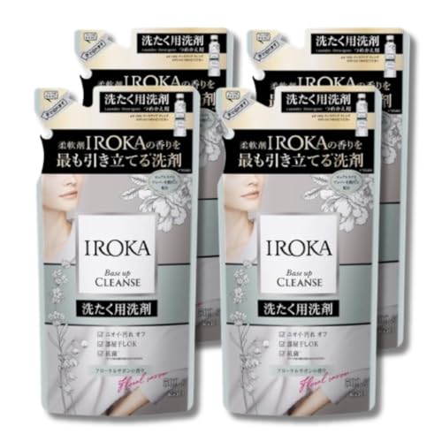 まとめ買いフレアフレグランス IROKA イロカ べースアップクレンズ 詰替用 500g×4個 まとめ買いフレアフレグランス IROKA イロカ べースアップクレンズ 詰替用 500g×4個