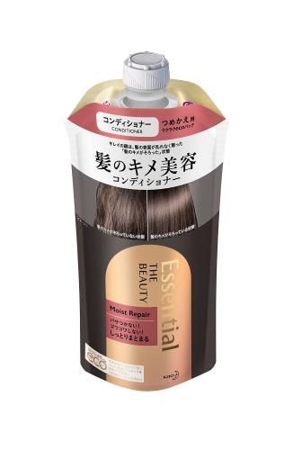 エッセンシャル 花王 エッセンシャル ザビューティ 髪のキメ美容コンディショナー モイストリペア 詰替え用 340ml ダメージ補修 ヘアケア 保湿 ブラック フローラル