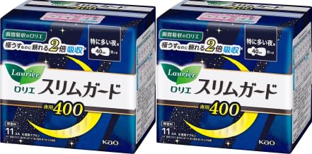 まとめ買い おまけ付きスリムガード 特に多い夜用 40cm 羽つき(11枚×2個)おまけ ポケットティッシュ付き まとめ買い おまけ付きスリムガード 特に多い夜用 40cm 羽つき(11枚×2個)おまけ ポケットティッシュ付き
