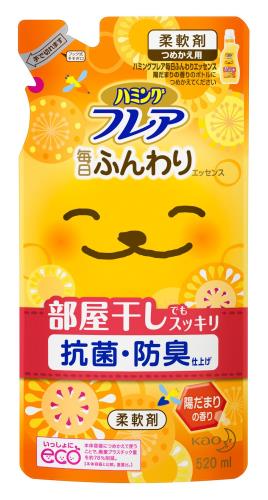 ハミングフレア 毎日ふんわりエッセンス 陽だまりの香り つめかえ用 520ml ハミングフレア 毎日ふんわりエッセンス 陽だまりの香り つめかえ用 520ml