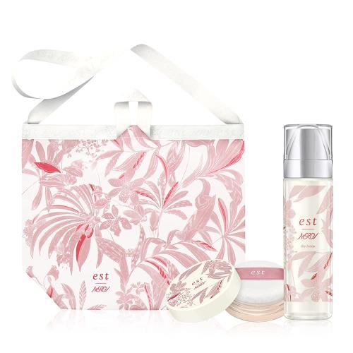 est(エスト) ザ ローション+ロングラスティング ルースパウダー ルーセントミニ セット エコバック付き