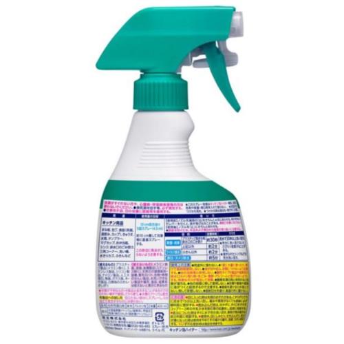 キッチン泡ハイター ハンディスプレー 台所用漂白剤 本体 400ml1本 + つけかえ用400ml 2本セット キッチン泡ハイター内最強漂白力 SHOP POLITE オリジナルポケットティッシュ付