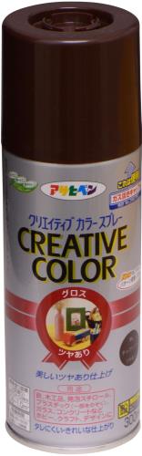 アサヒペン クリエイティブカラースプレー 300ML 84チョコレート