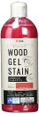 アサヒペン 塗料 ペンキ 水性WOODジェルステイン 300ml ストロベリーレッド 水性 ジェルタイプ 半艶 ステイン仕上げ 低臭 屋外使用可 防腐 防カビ ...