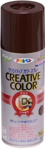 アサヒペン クリエイティブカラースプレー 420ML 84チョコレート