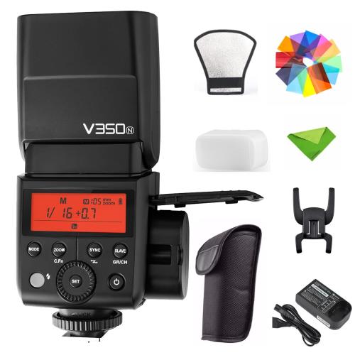 GODOX V350N TTL եå Nikon 1/8000s GN36 HSS եå 2000mAH żХåƥ꡼...