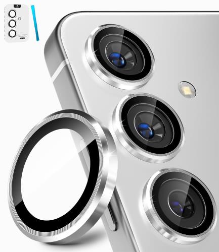 乐天商城 - CloudValley Samsung Galaxy S25 用 カメラ レンズ保護フィルム ブリングレンズカバー HD 強化ガラス 9H硬度 傷防止 カメラフィルム 防塵 耐衝撃 簡単貼付 S25 6.2 (2025)対応 - シルバー