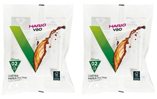 HARIO(ϥꥪ) V60ڡѡե륿02 W ۥ磻 1-4  VCF-02-100W 200