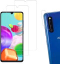 2+2枚セットKPNS 日本素材製 強化ガラス Galaxy A41 SC-41A SCV48 用 ガラスフィルム カメラフィルム カバー 保護フィルム