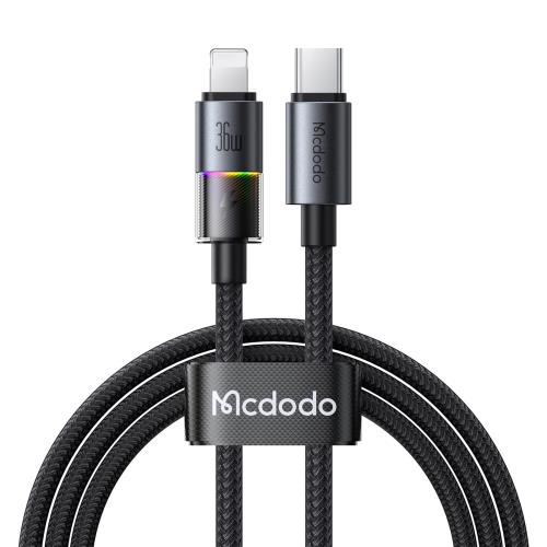 Mcdodo USB-C to light-ningケーブル 36W急速充電 PD対応 高速データ転送 7色のLED...