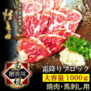 馬刺し 熊本 霜降り 1kg 高級 馬肉 快気祝い 馬刺 馬肉 ギフト 霜降り ブロック 16～20人前 悟とう