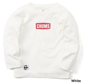 CHUMS(チャムス）キッズミニチャムスロゴロングスリーブTシャツ(キッズ/ロングTシャツ)