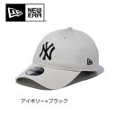 NEW ERA ( ニューエラ ) 9TWENTY クロスストラップ ウォッシュドコットン ニューヨーク・ヤンキース(4)