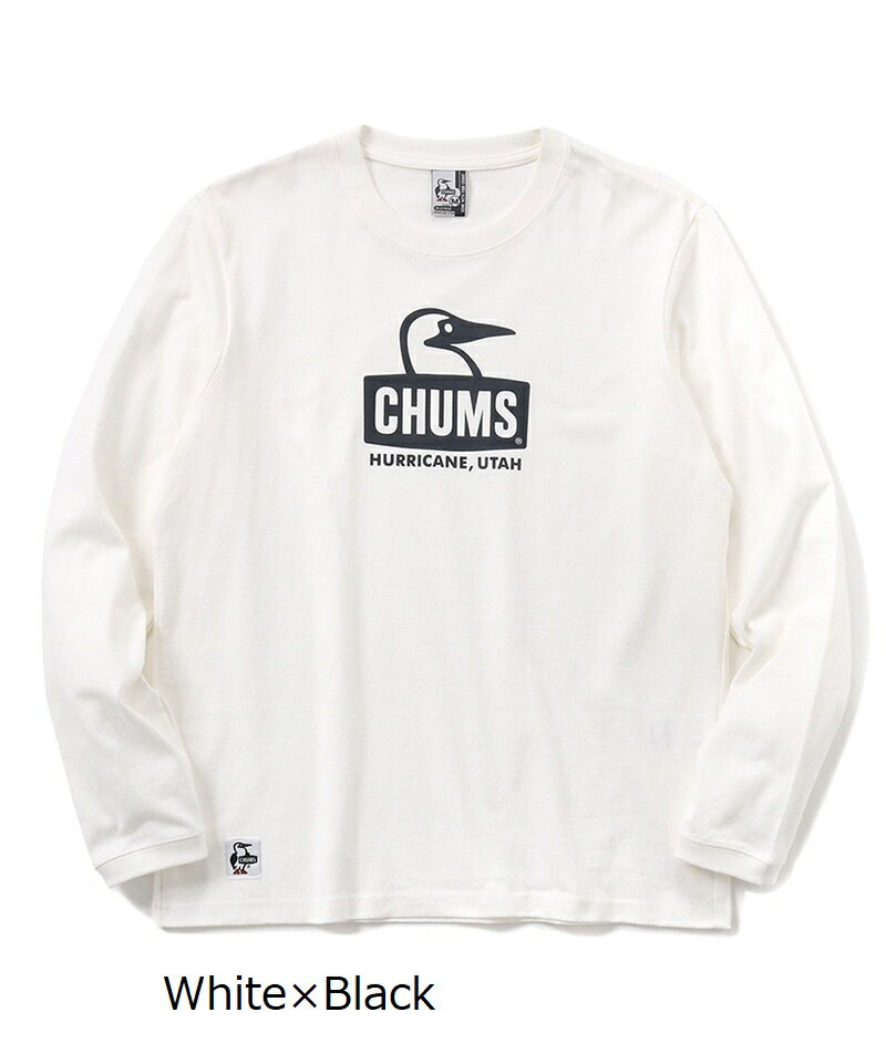 CHUMS ( チャムス ) ブービーフェイスブラッシュドロングスリーブTシャツ ( ロンT / ロングTシャツ )